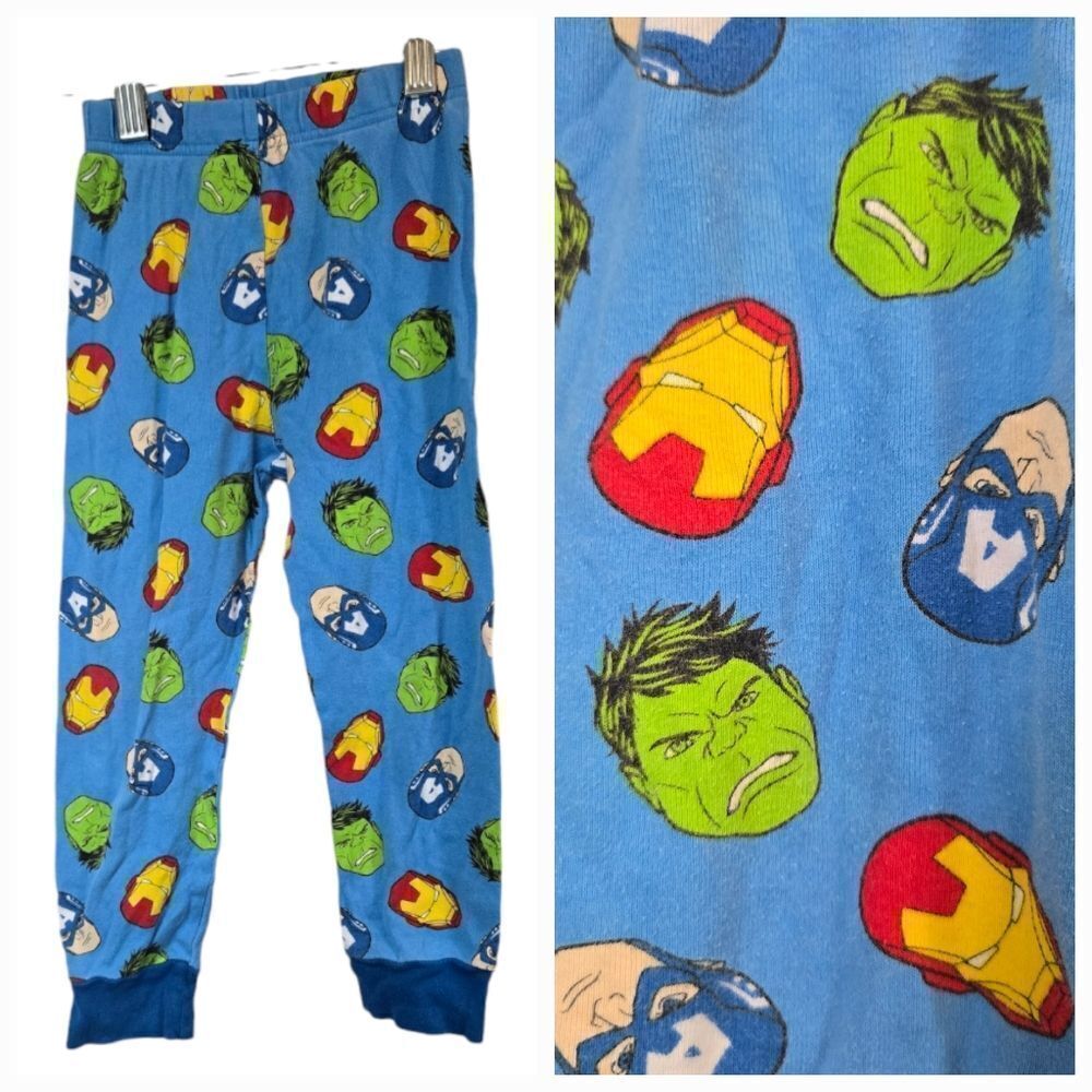 Avengers Toddler Boys Pajama Jogger Pants Casual Kids Bottom Winter Hulk Ironman